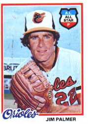 1978 Topps Baseball Cards      160     Jim Palmer